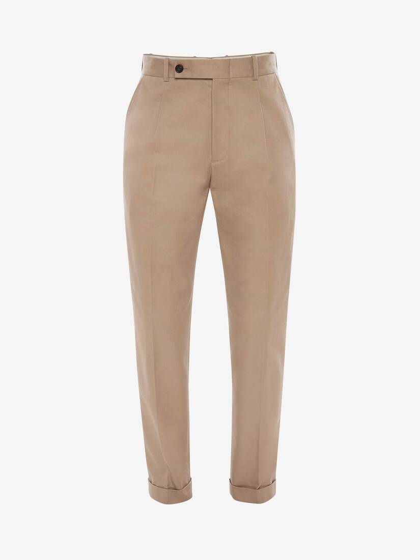 Pantalones Alexander McQueen Peg Chino Hombre - Beige - Mexico 842-ROTCZK